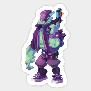 Orc Cyberpunk Sticker